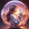 Alfabeto burbuja de fantasía 23