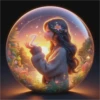 Alfabeto burbuja de fantasía 25