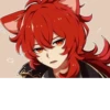 Diluc by @anime_stickerr 9