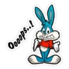 Buster Bunny from Tiny Toon Stickers 10