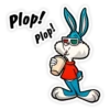 Buster Bunny from Tiny Toon Stickers 19
