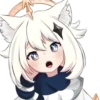 Cute Paimon by @peach_artworld 23