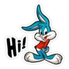 Buster Bunny from Tiny Toon Stickers 22