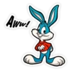 Buster Bunny from Tiny Toon Stickers 24