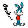 Buster Bunny from Tiny Toon Stickers 25