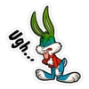 Buster Bunny from Tiny Toon Stickers 28