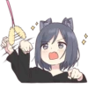 CAT GIRL @stickers_teleg_telegramstickeri 8