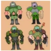 DOOM SLAYER sticker pack 29