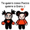Te quiero como Pucca quiere a Garu :) garabatos 3