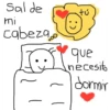 Sal de mi cabeza tú que necesito dormir