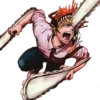 Denji Chainsaw Man @Anak_kucing_stiker 17