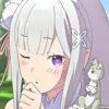 Ре зеро @anime_stickerr 12