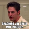 GRACIOSO, ¿TE CREES MUY IMBECIL?