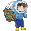 Mascot sticker set test 5