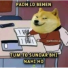 PADH LO BEHEN stupidmemes_ig ☐ TUM TO SUNDAR BHI NAHI HO