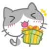 What does the cat say ... Meow @Nekosticker 9