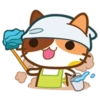 What does the cat say ... Meow @Nekosticker 19