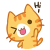 What does the cat say ... Meow @Nekosticker 21