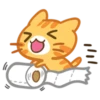 What does the cat say ... Meow @Nekosticker 24