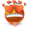 Orange Face Emoji @TgSticker @MoiStikiBot 7