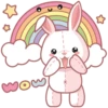 cute plush bunny 9