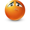 Orange Face Emoji @TgSticker @MoiStikiBot 12