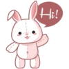 cute plush bunny 10