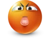 Orange Face Emoji @TgSticker @MoiStikiBot 24