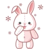 cute plush bunny 22
