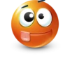 Orange Face Emoji @TgSticker @MoiStikiBot 25