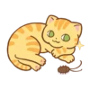 Orange cat @tgsticker 17