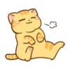 Orange cat @tgsticker 23