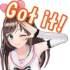 Kizuna AI Stickers :: 10