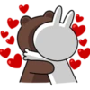 Brown & Cony's Big Love Stickers 10