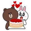 Brown & Cony's Big Love Stickers 11