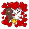 Brown & Cony's Big Love Stickers 12