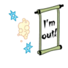 I'm out!
