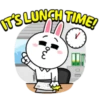 IT'S LUNCH TIME! ✓ 00