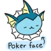 Poker face