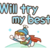Will try my best