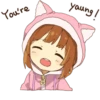 A little girl Sticker ENG :: 10