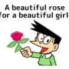 A beautiful rose. fora beautiful girl fice