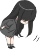 Girl with black hair long TL-EDIT :: 6