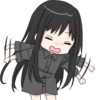Girl with black hair long TL-EDIT :: 7