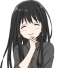 Girl with black hair long TL-EDIT :: 8