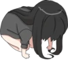 Girl with black hair long TL-EDIT :: 10