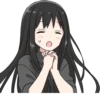 Girl with black hair long TL-EDIT :: 11