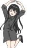 Girl with black hair long TL-EDIT :: 12