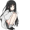 Girl with black hair long TL-EDIT :: 13