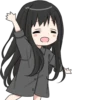 Girl with black hair long TL-EDIT :: 15